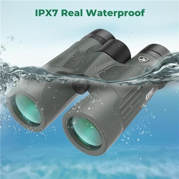 10X42 HD Binoculars for Adults with Phone Adapter, High Power Binoculars - Picture 6 of 8
